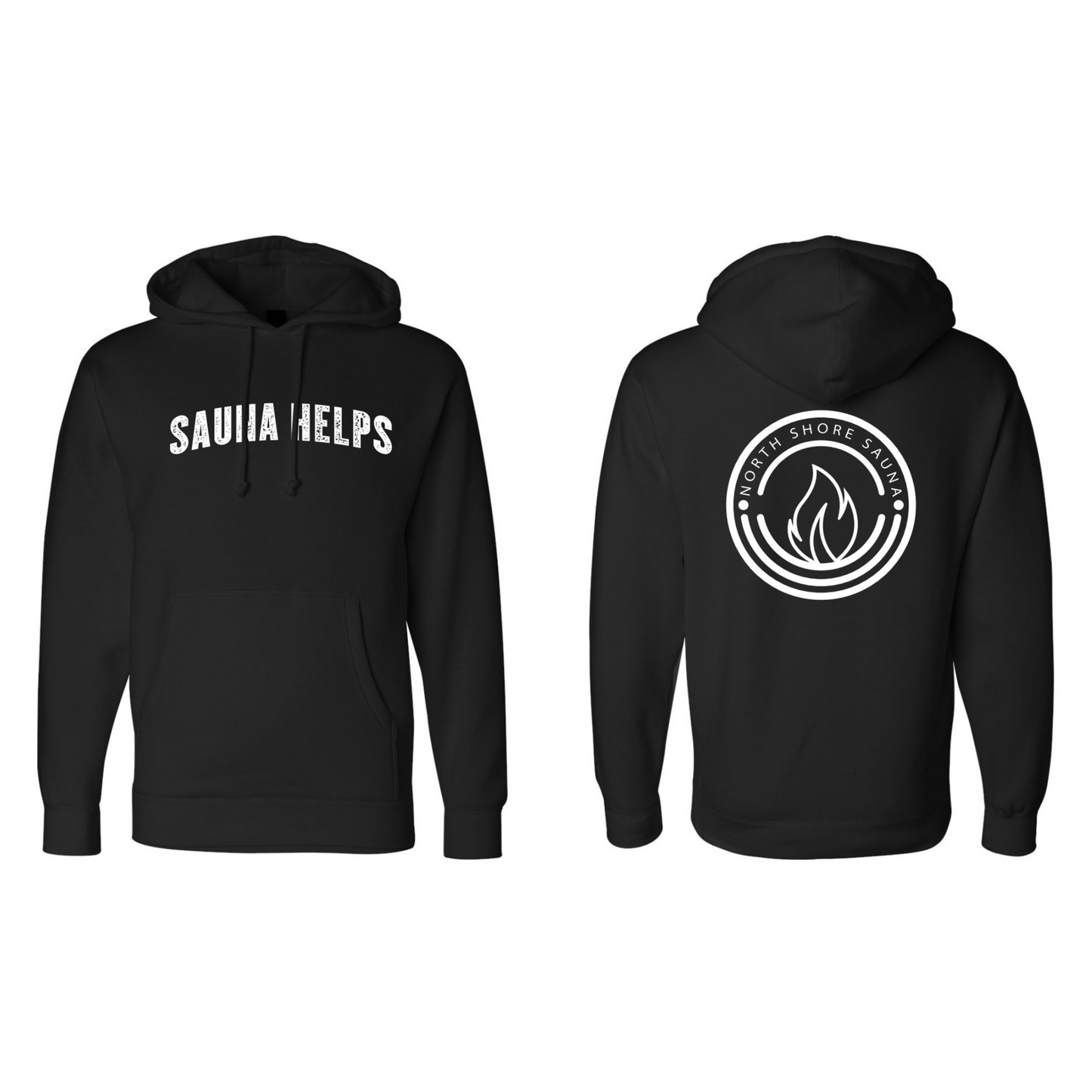 Black Sauna  Hoodie