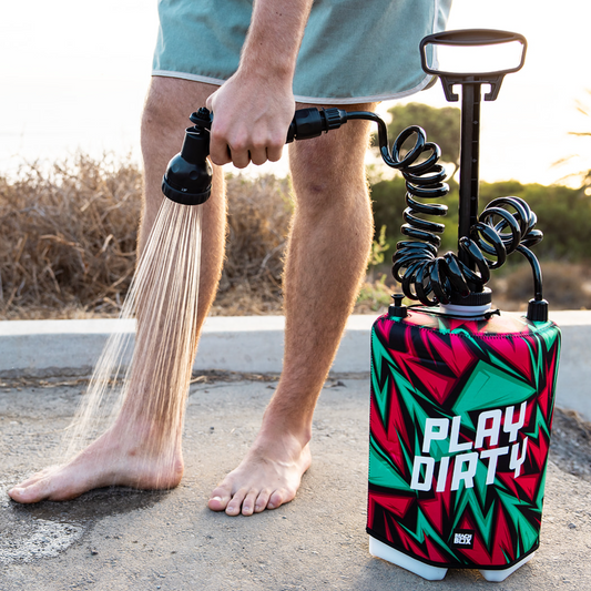 BeachBox Portable Camping Shower Tank - Play Dirty