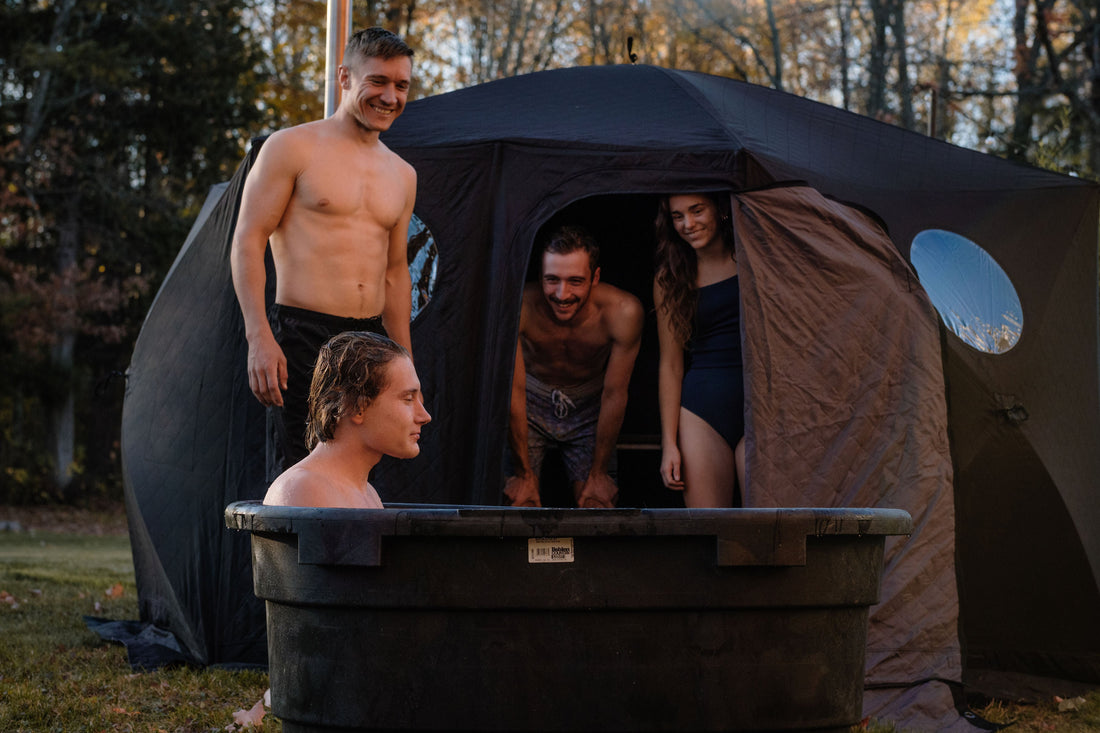 North Shore Sauna's portable sauna tents bring people together during the holiday season