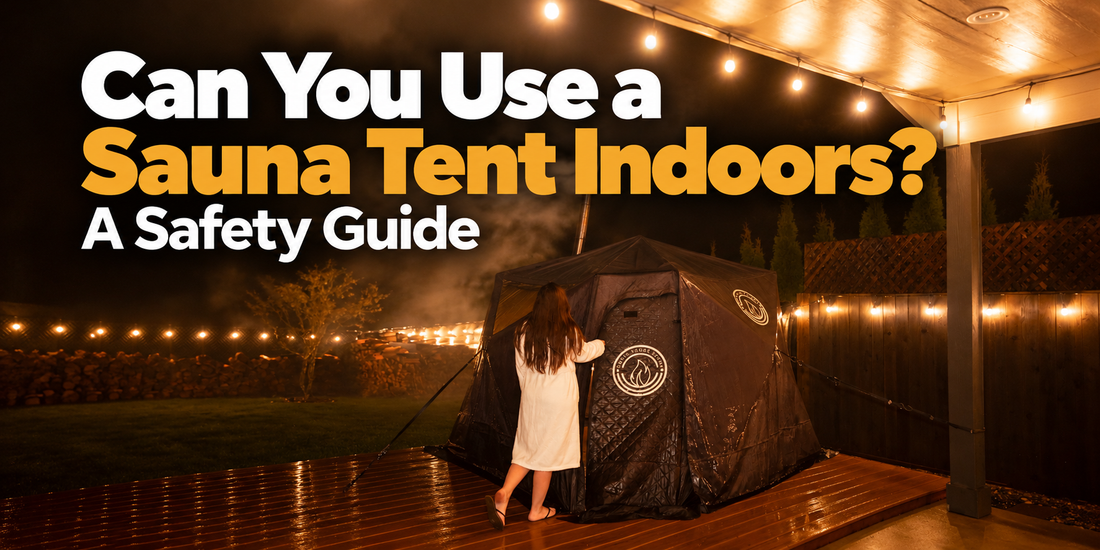 Can You Use a Sauna Tent Indoors? A Safety Guide