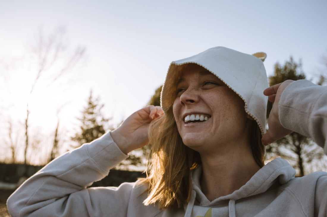 North Shore Sauna wool sauna hat