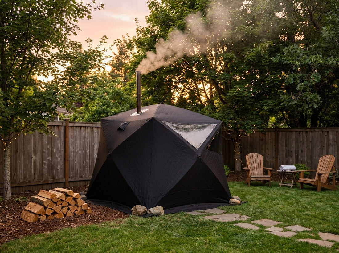 a North Shore Sauna sauna tent