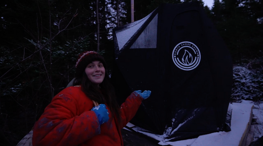 From Sauna to Survival: How Skote Outdoors Uses Our Portable Sauna as a Winter "Hot Bathing Room" Off-Grid