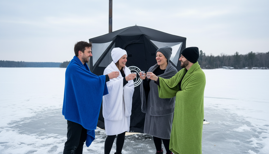 people about to use a North Shore Sauna