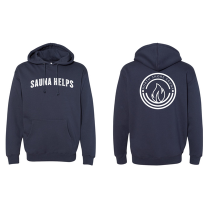 slate blue sauna hoodie			