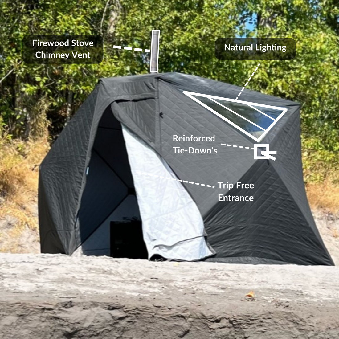 Portable Outdoor Sauna Tent Nova 6 Tent 6 People Tent Only