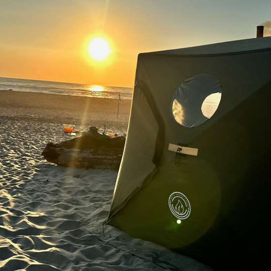 Portable Sauna Tent Dome Tent 8 People Pro Package North Shore
