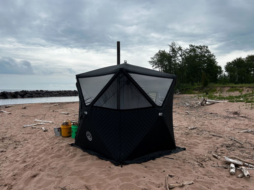Portable Outdoor Sauna Tent - Prism Tent - Only Tent – North Shore Sauna